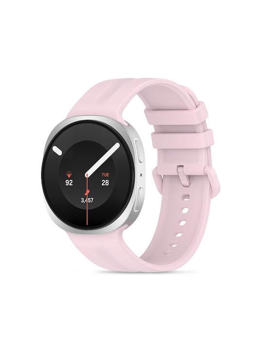 Tech-Protect Silikon Tragbare Bänder Rosa Für Galaxy Watch 8 / 8 Classic / 9