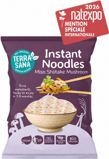 Terrasana Instant Nudeln Miso Shitake Pilze 90g 18929