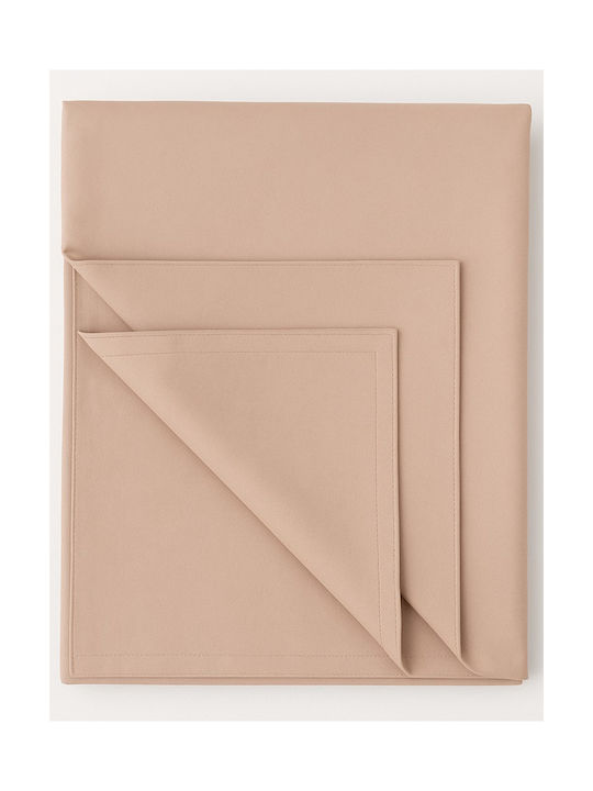 Beboulino Детски Чаршаф За Количка Памучен Кафяв 120x150см
