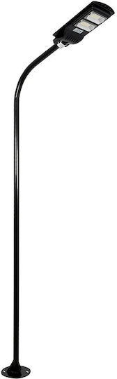 Globostar Urbano-280 Glb-000-0008 Metal Galvanized Lighting Pole Solar Street Light Outdoor Ral 9005 Matte Black M84 X W25 X H280cm Glb-000-0008