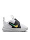 Team Hustle D 12 Kids Sports Shoes Running with Hoop & Loop Closure White