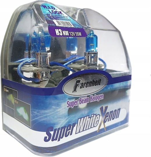 St Parts Λάμπα Αυτοκινήτου H3 Xenon 5000K Ψυχρό Λευκό 55W