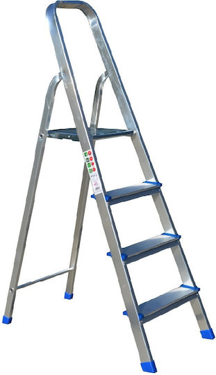 Veritas Aluminium-Leiter mit 1+1 Stufen