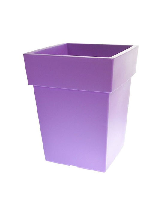 VIOMES Kunststoff Blumentopf Lila 34x27x27cm N574-Mauve