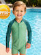Swim Essentials Kinder Badebekleidung Einteilig Mit Langen Ärmeln Feeling Beachy