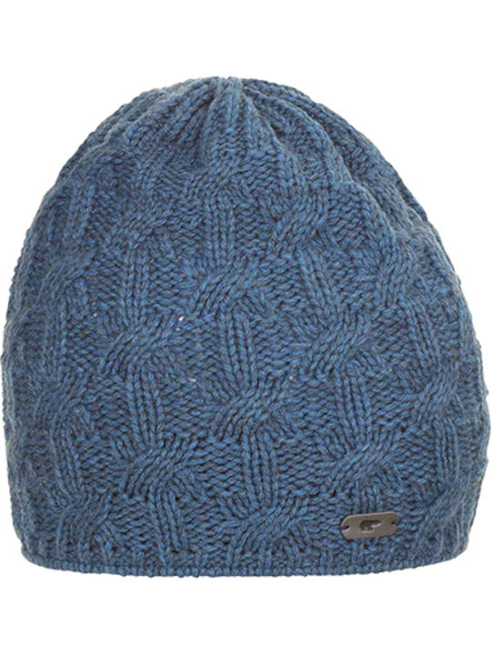 Beanie Women's Knitted Beanie in Blue Color