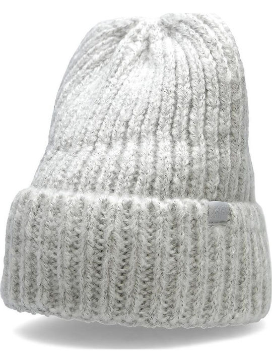 Beanie Women's Knitted Beanie in Grey Colour