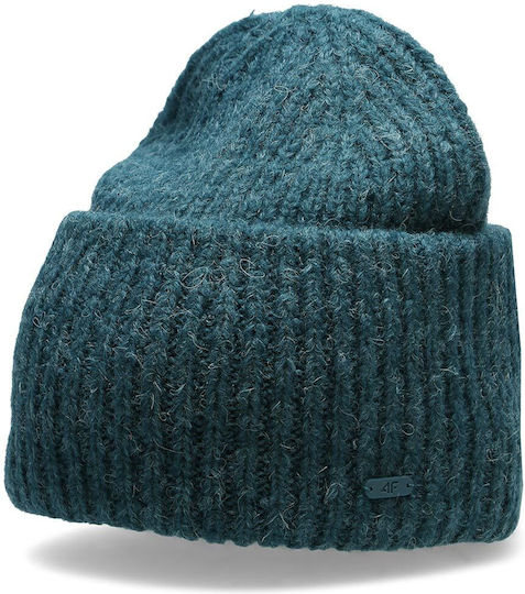 Beanie Γυναικείος Σκούφος Πλεκτός σε Πράσινο χρώμα