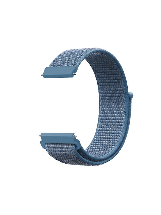 Nylon Strap Self Adhesive Closure Xiaomi Watch S5 46mm Xiaomi Watch 5 47mm Cape Cod Blue