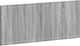 vidaXL Wooden Grey Bed Headboard 120x50cm
