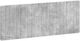 vidaXL Κεφαλάρι Κρεβατιού Ξύλινο Γκρι 140x50cm