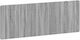 vidaXL Wooden Grey Bed Headboard 140x50cm