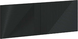 vidaXL Wooden Black Bed Headboard 140x50cm