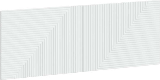 vidaXL Hölzernes Kopfstütze für Betten Weiß 140x50cm