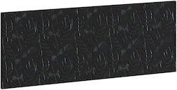 vidaXL Κεφαλάρι Κρεβατιού Ξύλινο Μαύρο 140x50cm