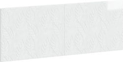 vidaXL Κεφαλάρι Κρεβατιού Ξύλινο Λευκό 140x50cm