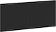 vidaXL Wooden Black Bed Headboard 120x50cm