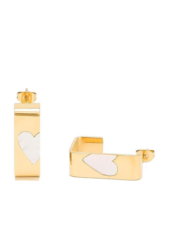 FantazyStores Earrings Made Of Gold Plated Steel