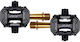 HT Bicycle Pedals Flat Orange