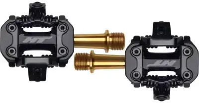HT Bicycle Pedals Flat Orange