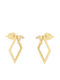 FantazyStores Earrings Made Of Gold Plated Steel