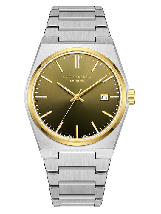 Lee Cooper Men's Watch 40mm Battery with Silver...