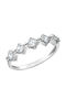 Ioannis Kosmima Women's Ring with Zircon in 9K White Gold