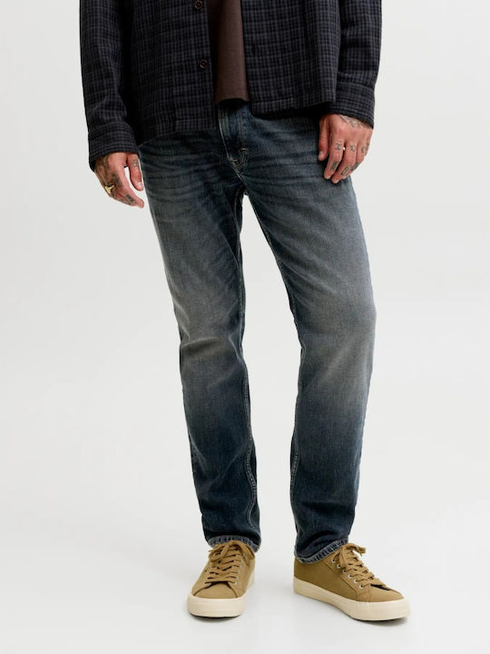 Pantaloni De Blugi Pentru Bărbați Elastici Cu Fit Regular Albastru