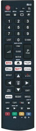 Jolly Line Compatible Remote Control 33-03-0032 for LG TVs