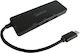 Spacer Hub 3 Θυρών USB 3.0 με σύνδεση USB-A