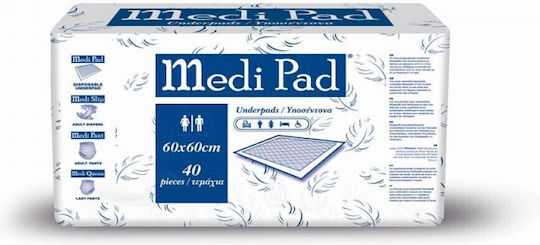 Mediform Medipad Incontinence Undepads 60x60cm 40pcs