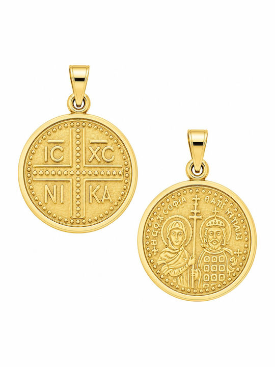 Senzio Belibasakis Charm Talisman Konstantin aus 14K Gold