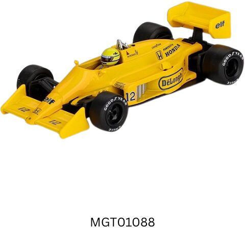 Model Mașină Lotus 99t #12 Ayrton Senna Câștigătorul Marelui Premiu De La Monaco 1987 Scara 1:64 Mini GT MGT01088-L