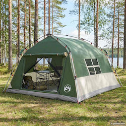 vidaXL Σκηνή Camping Pop Up Πράσινη 4 Εποχών γι...