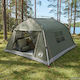 vidaXL Camping Tent Pop Up Green 4 Seasons for ...