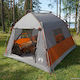 vidaXL Camping Pop Up Mountaineering Tent Grey ...