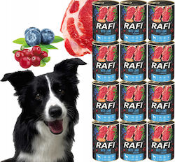 Rafi Nasses Hundefutter 12x400gr Rafi Nasses Hundefutter 12x400gr