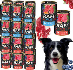 Rafi Nasses Hundefutter 24x400gr Rafi Nasses Hundefutter 24x400gr