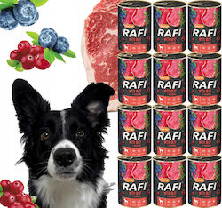 Rafi Nasses Hundefutter 12x400gr Rafi Nasses Hundefutter 12x400gr