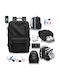 Quasar Expandable Carry-on Αδιάβροχο 36lt Μαύρο