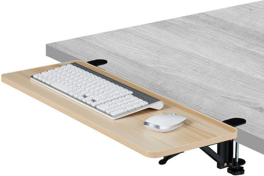 Relaxdays Suport de birou pentru tastatură maro 10051167_695