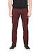 Jones K2666 Herrenhosen Chinos Elastisch in Schlank Passform Rot