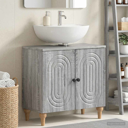 vidaXL vidaXL Bathroom Vanity Unit Without Sink W59.5xD31.5xH59cm Grey Sonoma