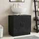 vidaXL Bathroom Vanity Unit without Sink W59.5xD31.5xH56cm Black