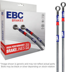 Ebc Bremsen Stahl Geflochtene Bremsleitungen Blm2146-1r Hinterachse Yamaha Yzfr 125 08-13