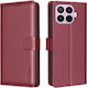Xiaomi 17t 5g Case Binfen Color Bf32 Flip Wallet Synthetic Leather Pu Tpu Red Rfid Wallet Stand