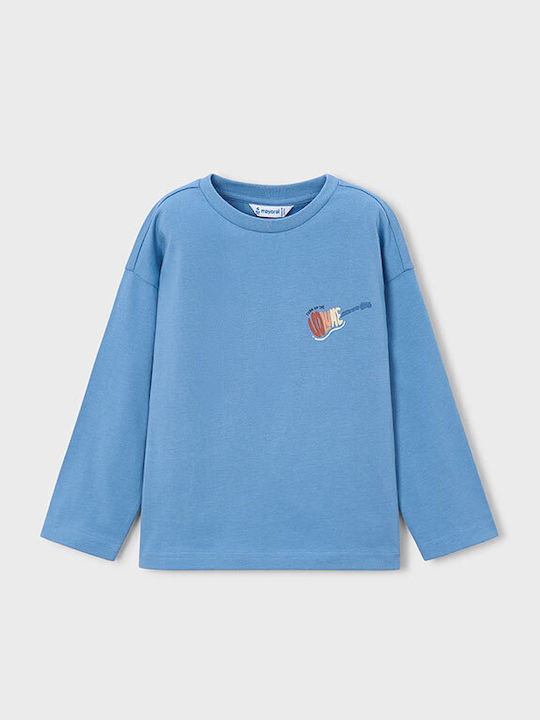 Mayoral T-shirt Μπλε Μελαν