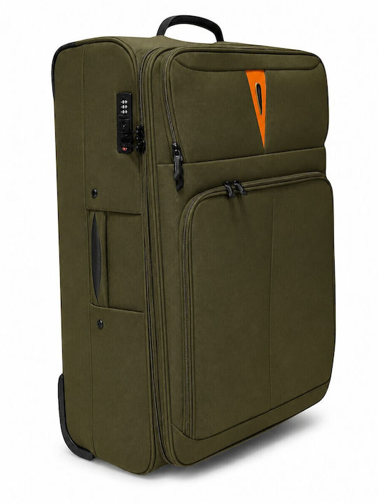 Diplomat Venice Large Travel Suitcase Fabric Kh...