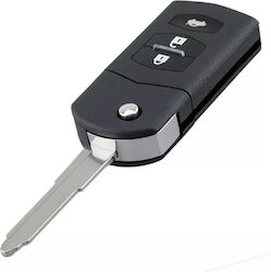 Husă Pliabilă Completă Pentru Cheie Auto Techstar 3 Butoane 433mhz Ske126-01 Id63 Cip 80bit Compatibil Mazda 2 3 5 6 8 Baterie Inclusă