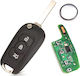 Cheie Auto Programabilă Completă Techstar Tip Pliante 3 Butoane Compatibil Opel Astra K 2015–2021 434 Mhz Id46 Pcf7961e Cip Hu100 Lamă